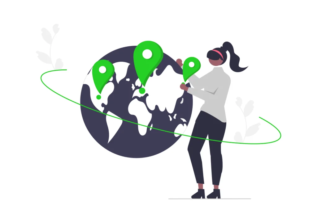Localisierungs-Experte Illustration von Undraw