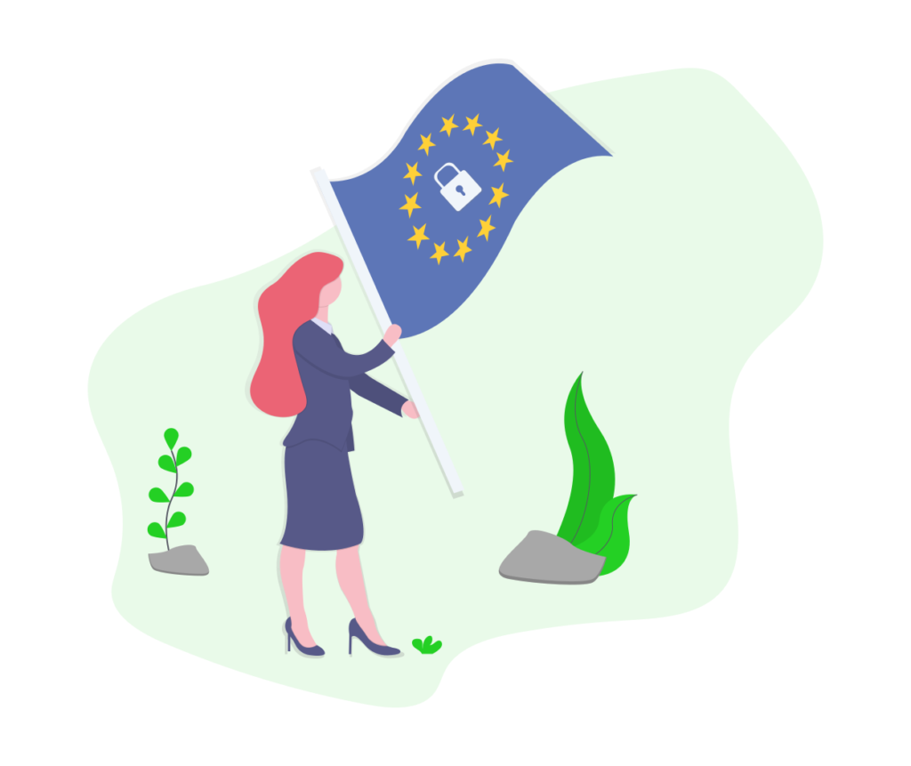 EU privacy policy illustration by Undraw