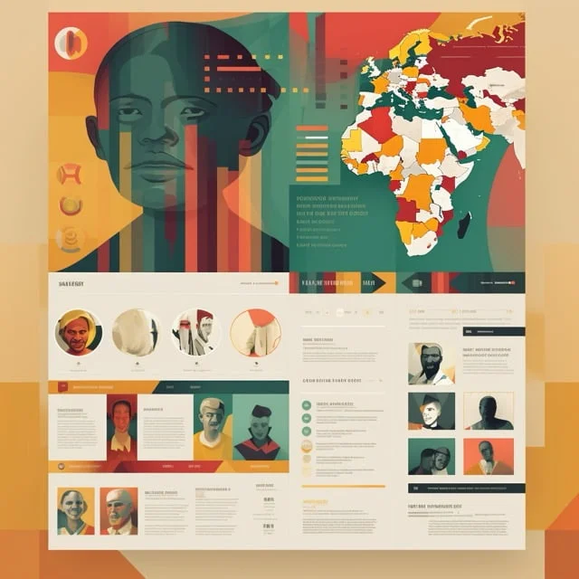 Graphical illustration of an international website mockup, representing why localization is important in business strategy