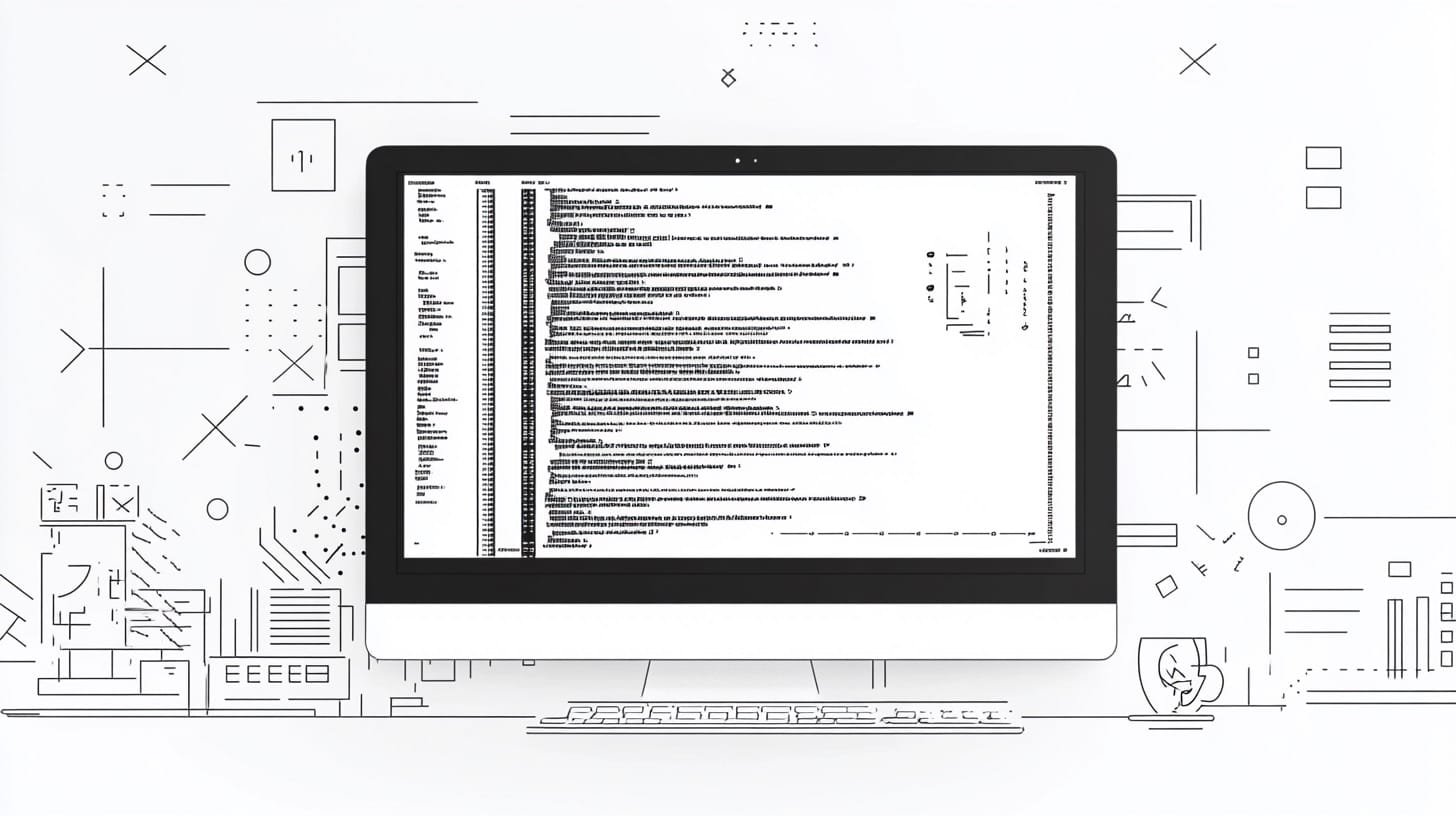 illustration of a code editor window with various language scripts for internationalization i18n