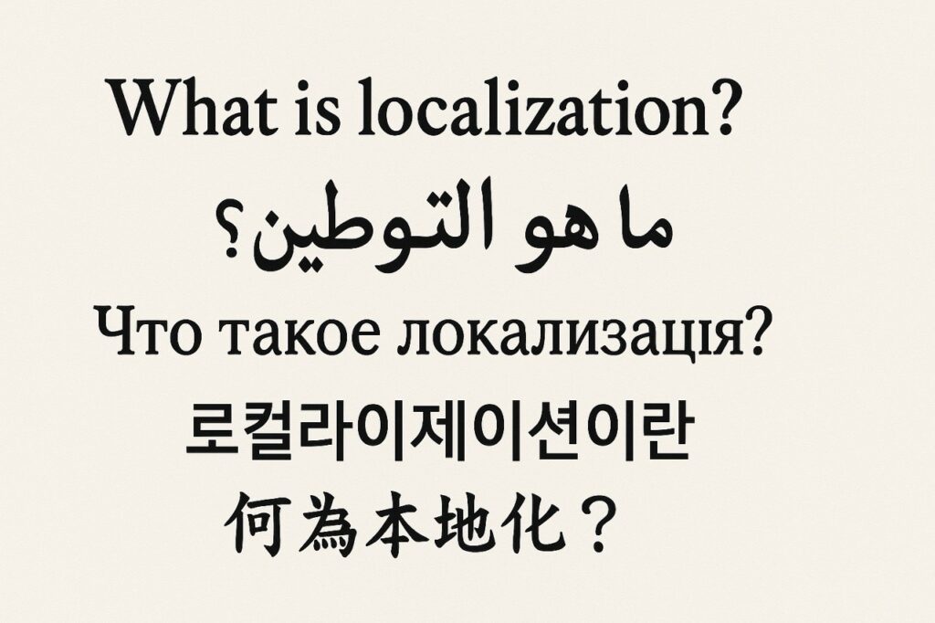 what is localization